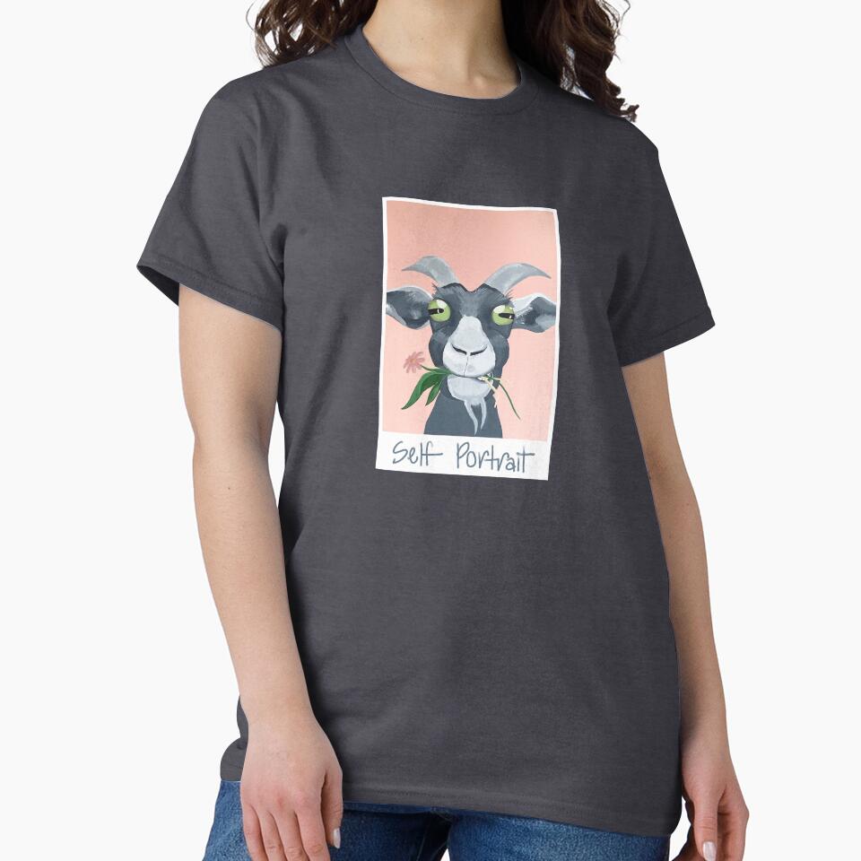 Goat Self Portrait by stubiedoodles