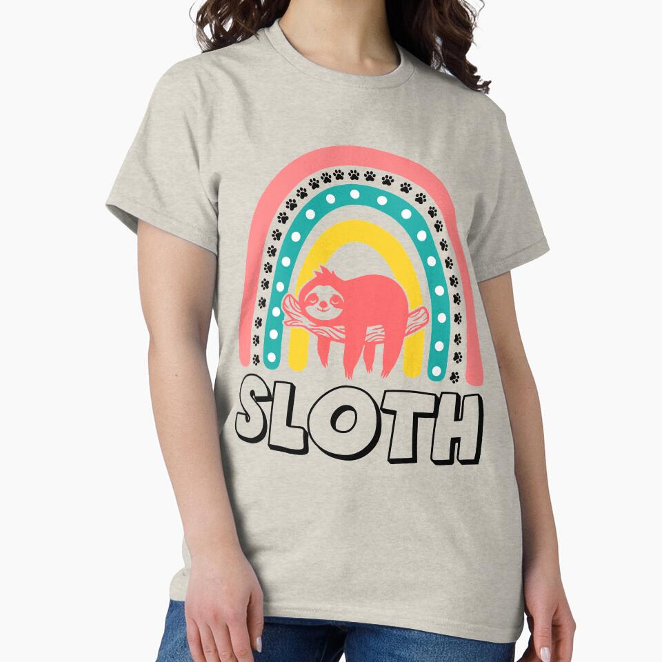 Sloth Rainbow by WaveOcean123