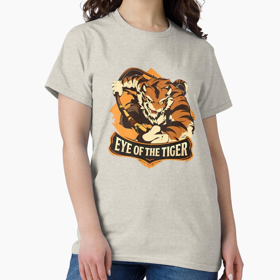 Eye of the Tiger – Motivational Tiger Warrior Design by MihajloMiX99