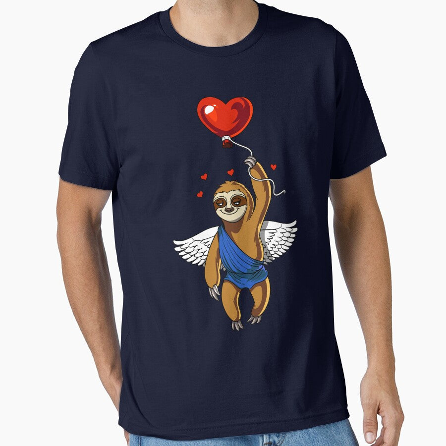 Cute Sloth Heart Balloon by underheaven