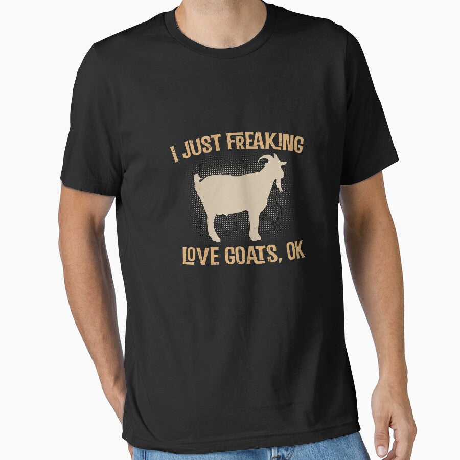 I Just Freaking Love Goats Ok by BUBLTEES