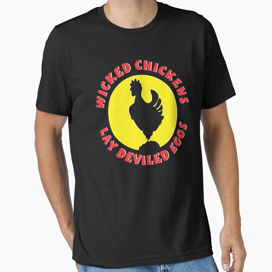 Wicked Chickens Lay Deviled Eggs  | NickerStickers® on Redbubble by NickerStickers