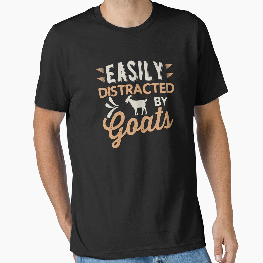 Easily Distracted By Goats by BUBLTEES