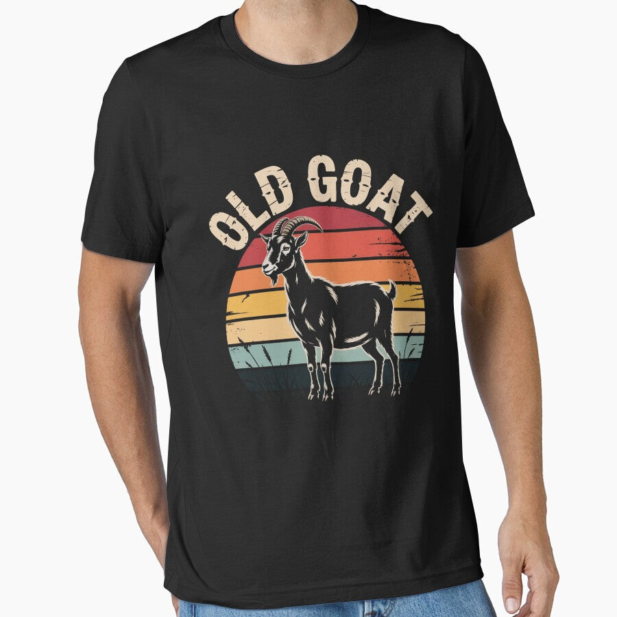 Old Goat I like Goats Goat Lover Theme by HesterFoley