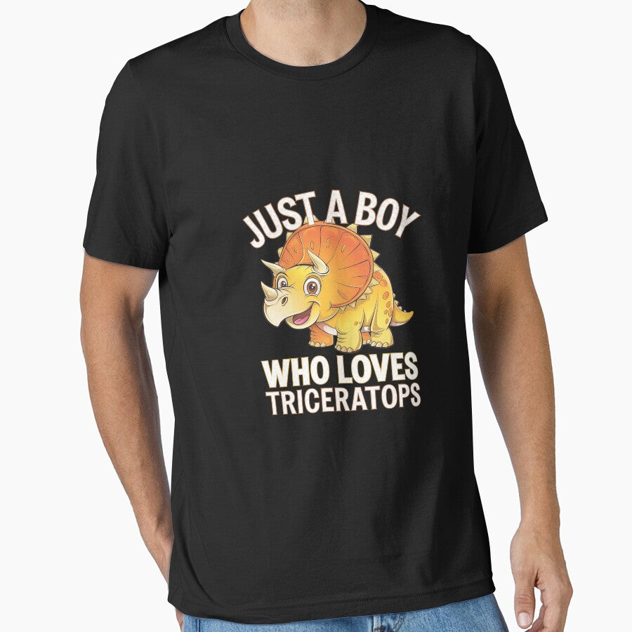 Just A Boy Who Loves Triceratops  Dinosaur Lover Squad by AquaKiev