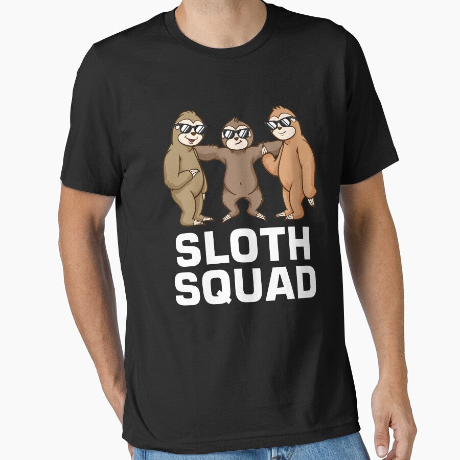 Sloth Gift Women Sloth Squad Men Sloth by DSWShirts