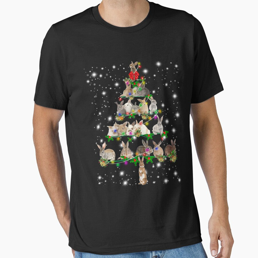 Funny Christmas Rabbit Lovers Gift by RessieSmitham