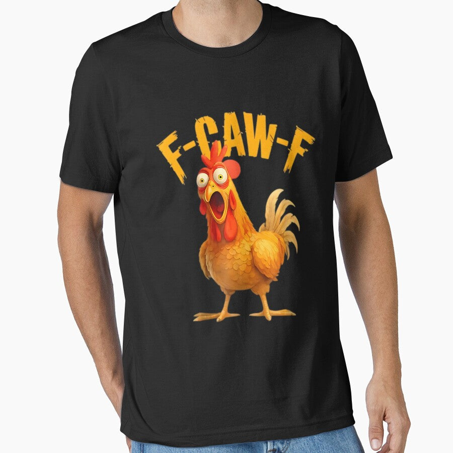 Funny F caw F chicken F-caw-f Humorous meme for adults by ArtFunDib