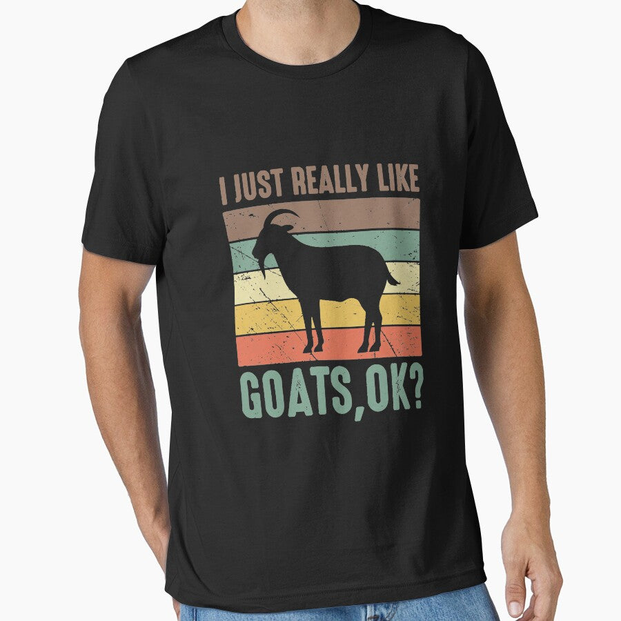 I just really like Goats okay? Vintage T-Shirt by AstonMartin36x
