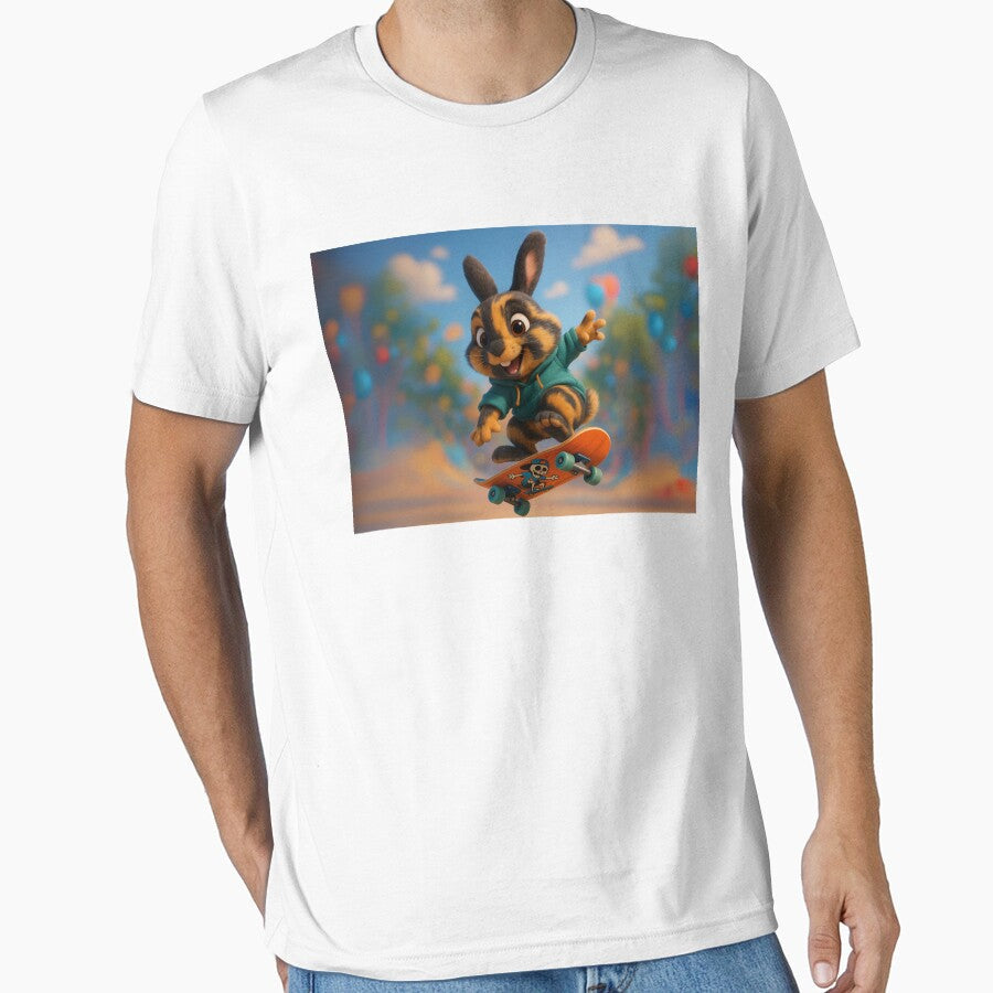 Skater Harlequin Rabbit by Sillytoe