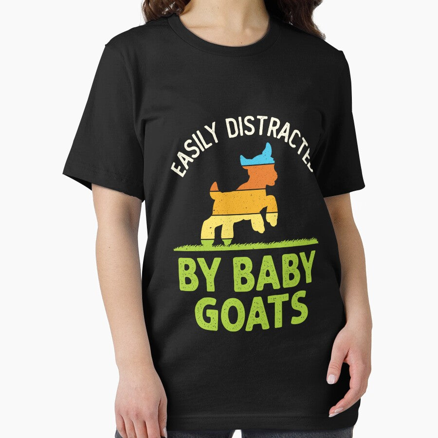 Easily Distracted by Baby Goats Cute Goat Lover by jaygo