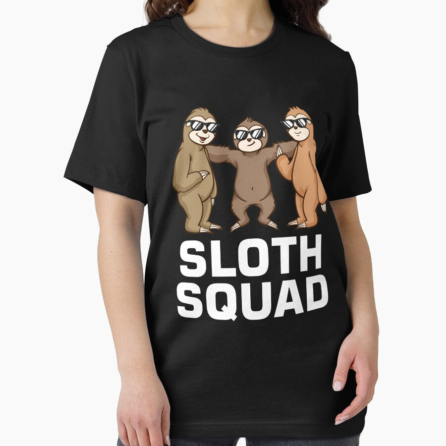 Sloth Gift Women Sloth Squad Men Sloth by DSWShirts