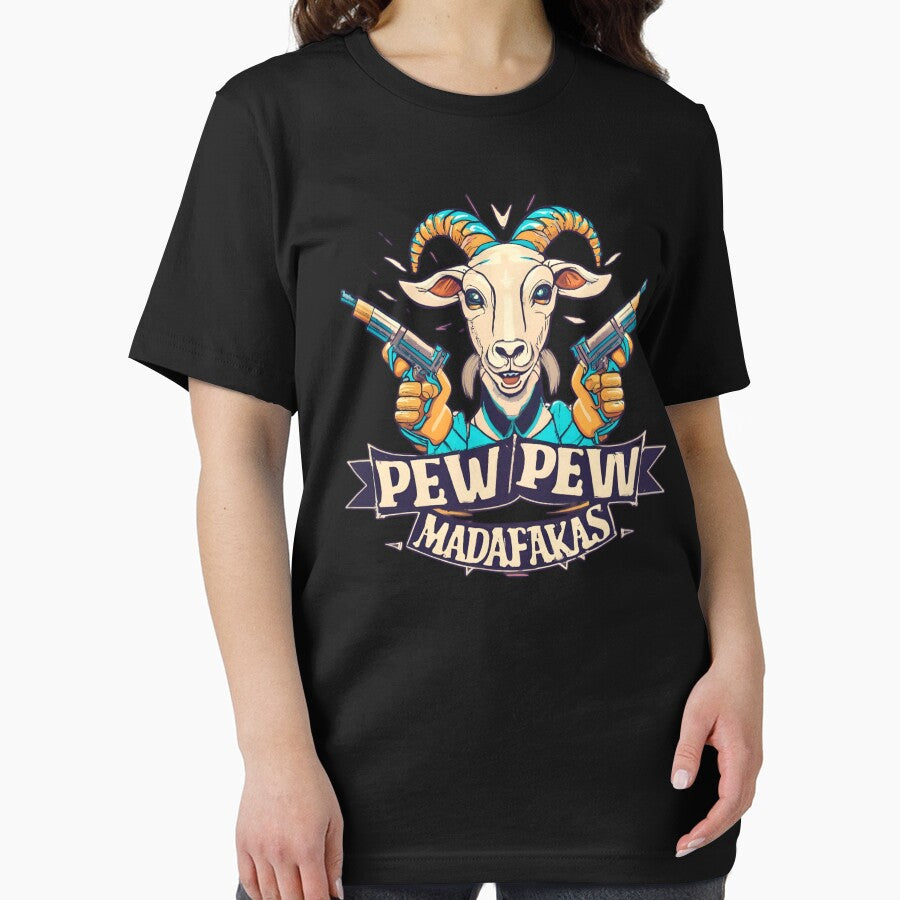 Pew pew Madafakas - funny goat lovers by SidTastic