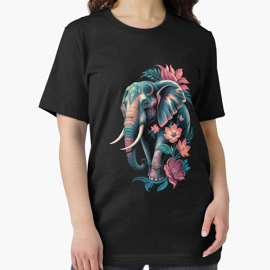 Cute Flower Elephant on summer Floral Elephant3 by joyouartArt
