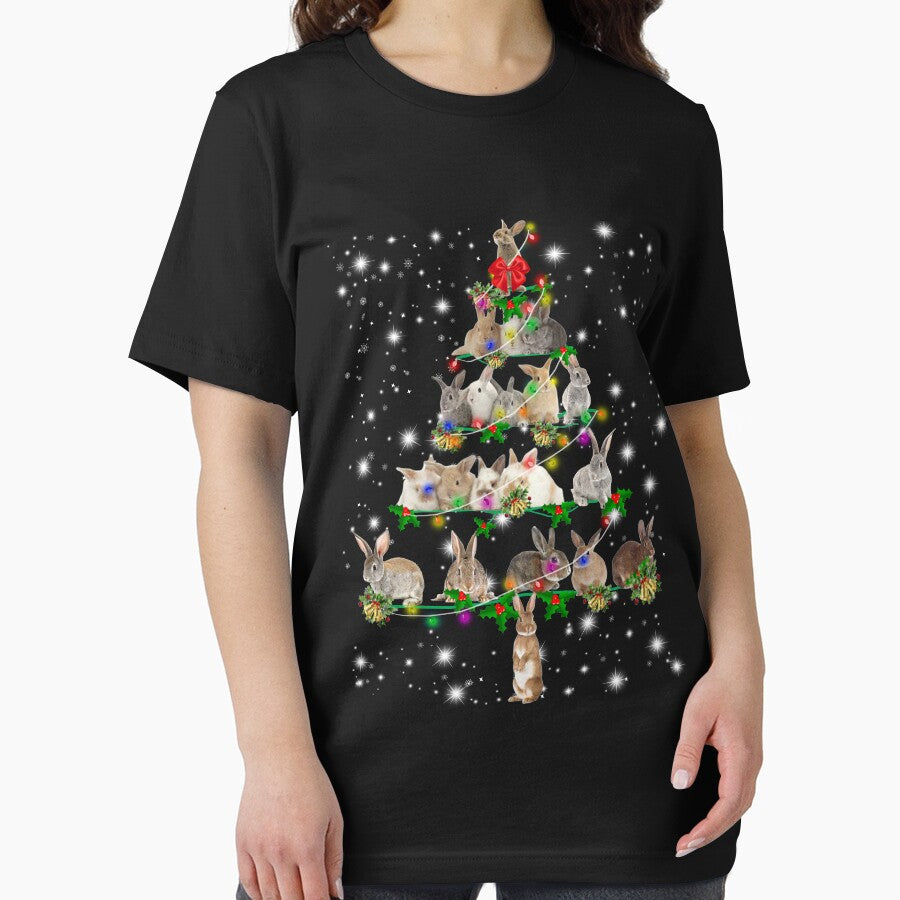 Funny Christmas Rabbit Lovers Gift by RessieSmitham