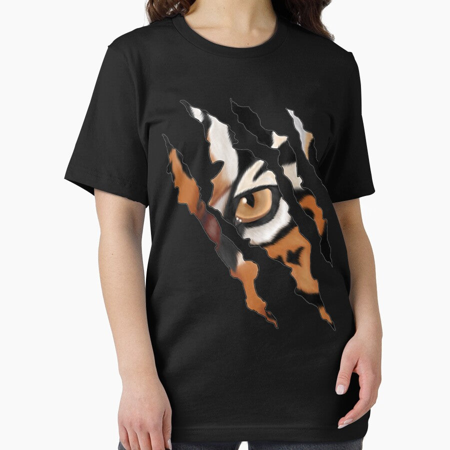 Fearless Tiger Cat Eye Claw Silhouette by Vivarshop