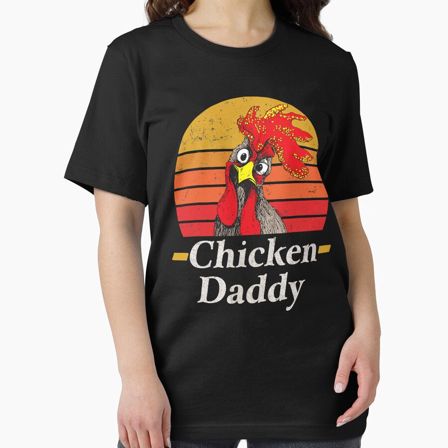 Chicken Daddy Vintage Farmer Fathers Day by Xtjjae