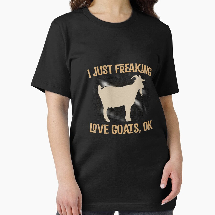 I Just Freaking Love Goats Ok by BUBLTEES