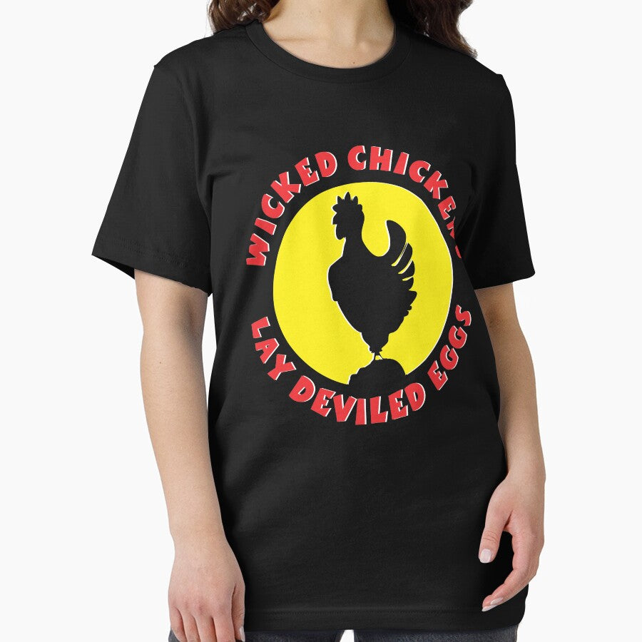 Wicked Chickens Lay Deviled Eggs  | NickerStickers® on Redbubble by NickerStickers