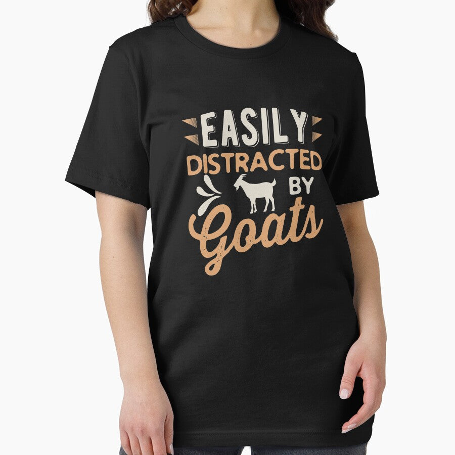 Easily Distracted By Goats by BUBLTEES