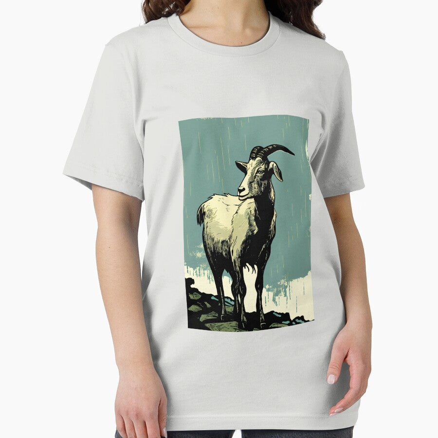 Goat Vintage Style by Laughing Ghost