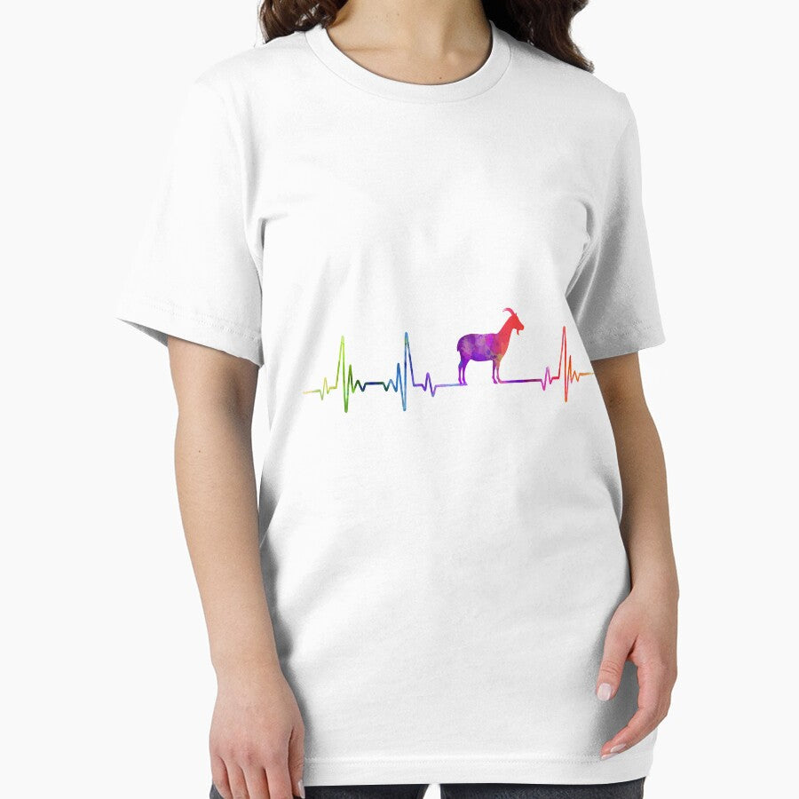 GOAT heartbeat  watercolor by loves789