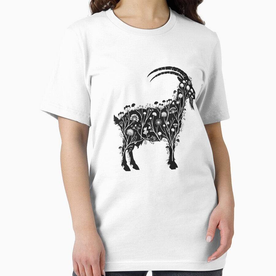 Goat Lover Floral Wildflower Farm Farmer by Kimberley King Art  King Art