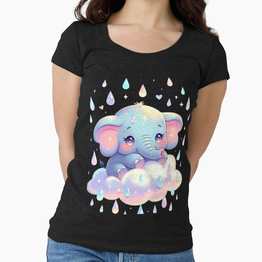 Cute Elephant Cloud Rain by CoquetteLunaCo