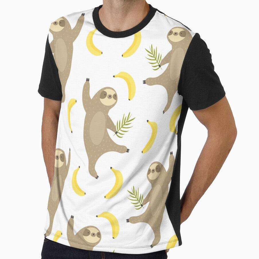 Sloth Banana Pattern by ArtCreations79
