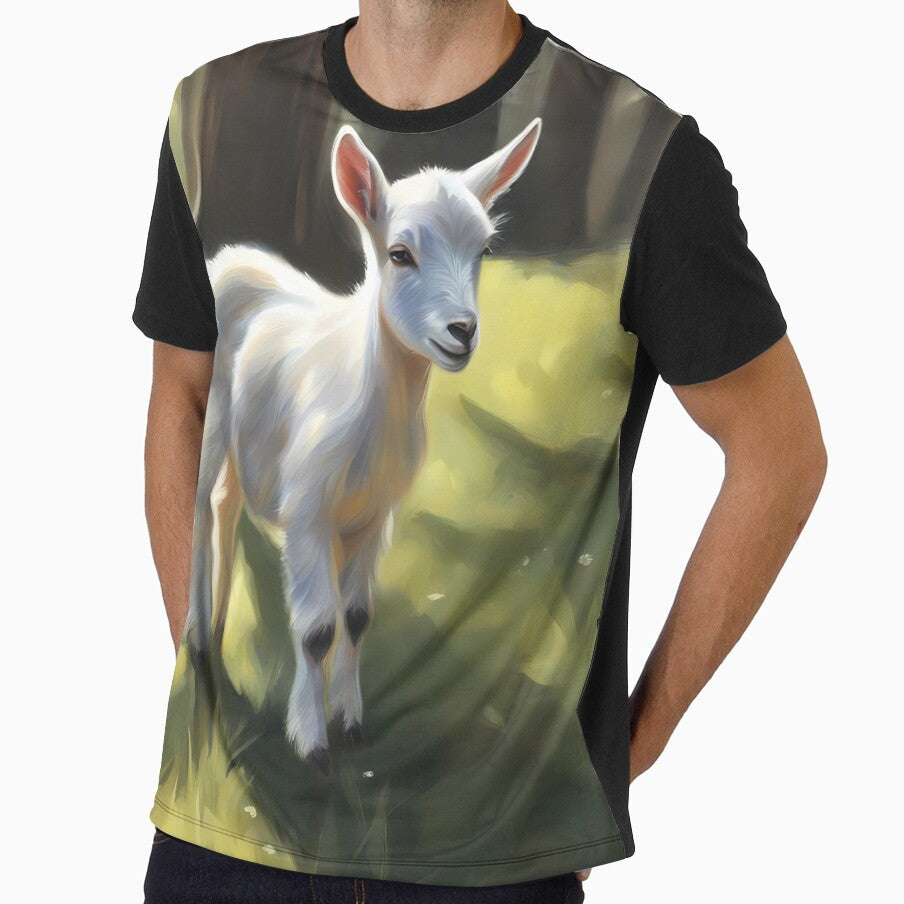 Baby Goat in Woods by CalmnessbyChoice