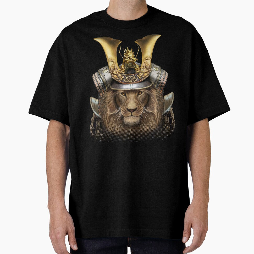 Alpha Lion in Japanese Samurai Armor by Fox-Republic