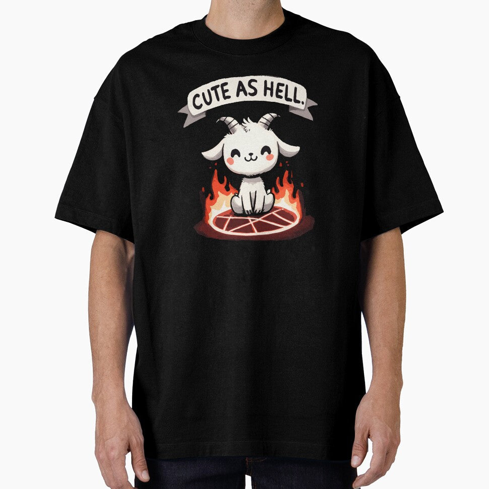 Cute as Hell Goat by DoodleDashShop
