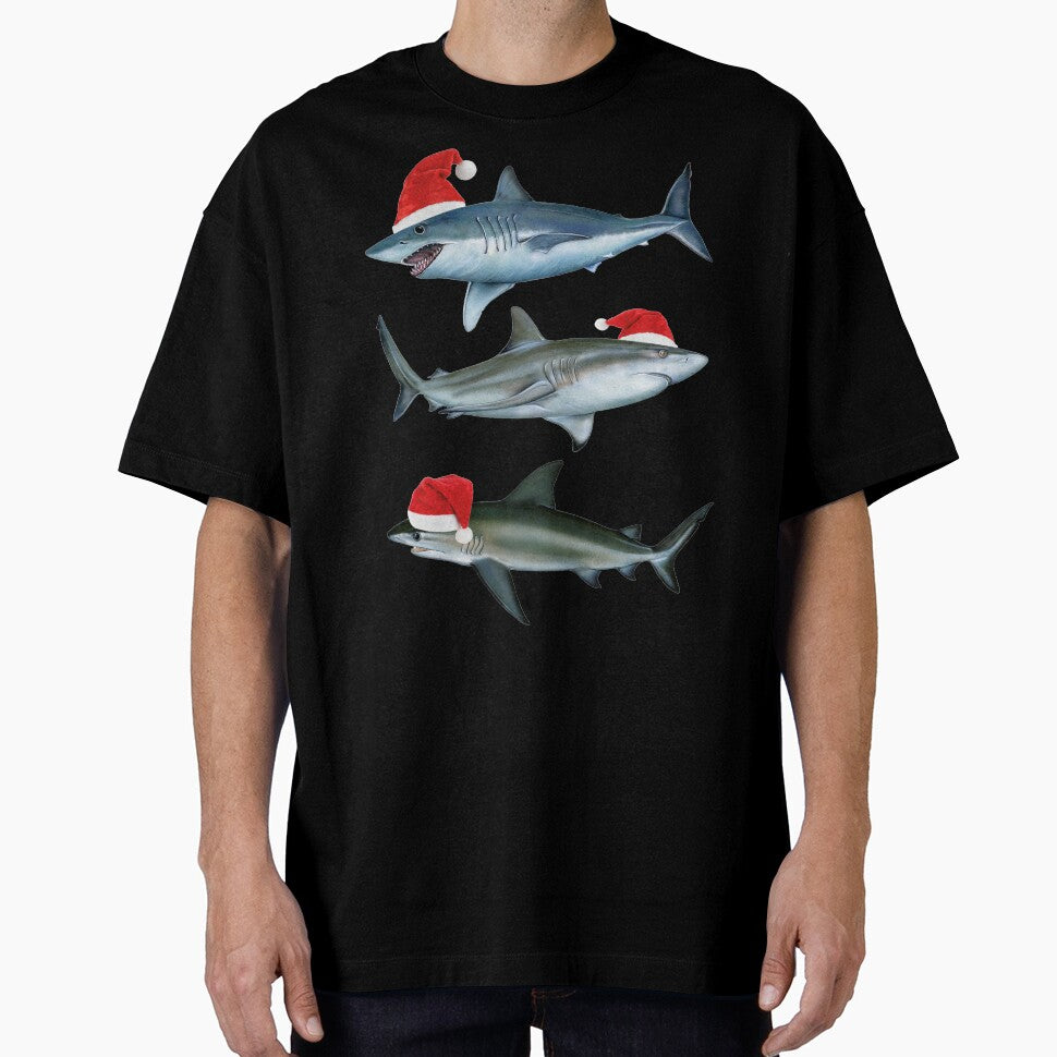 Santa Sharks Sharkmas Christmas Shark by banwa