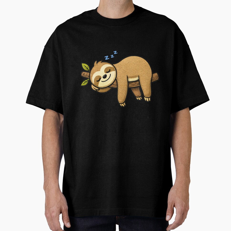 Lazy Weekend Sloth – Funny Sleepy Sloth Mascot Cartoon by ColorSplash123