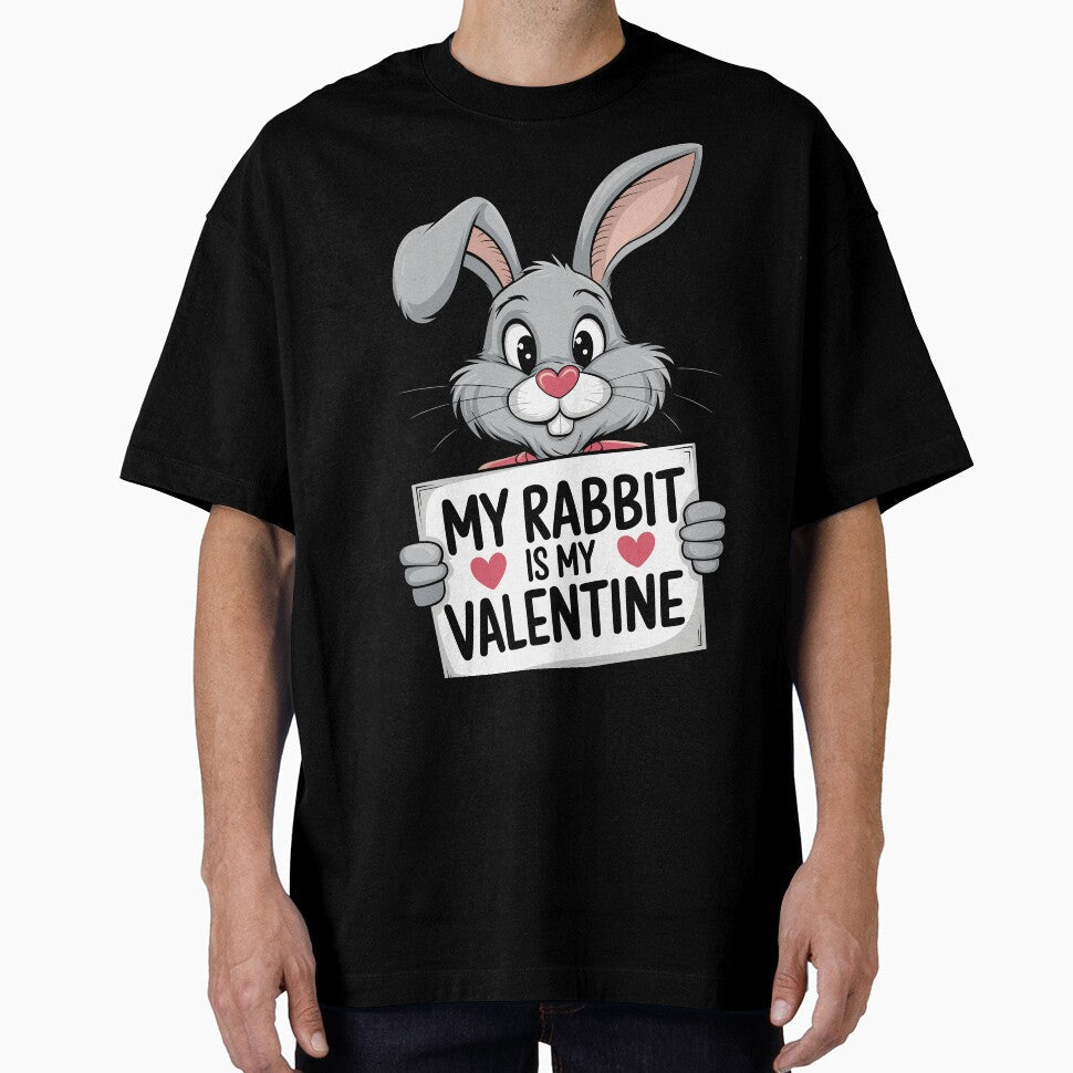 Rabbit Is My Valentine Love Hearts Rabbit Valentines Day by Oneixia