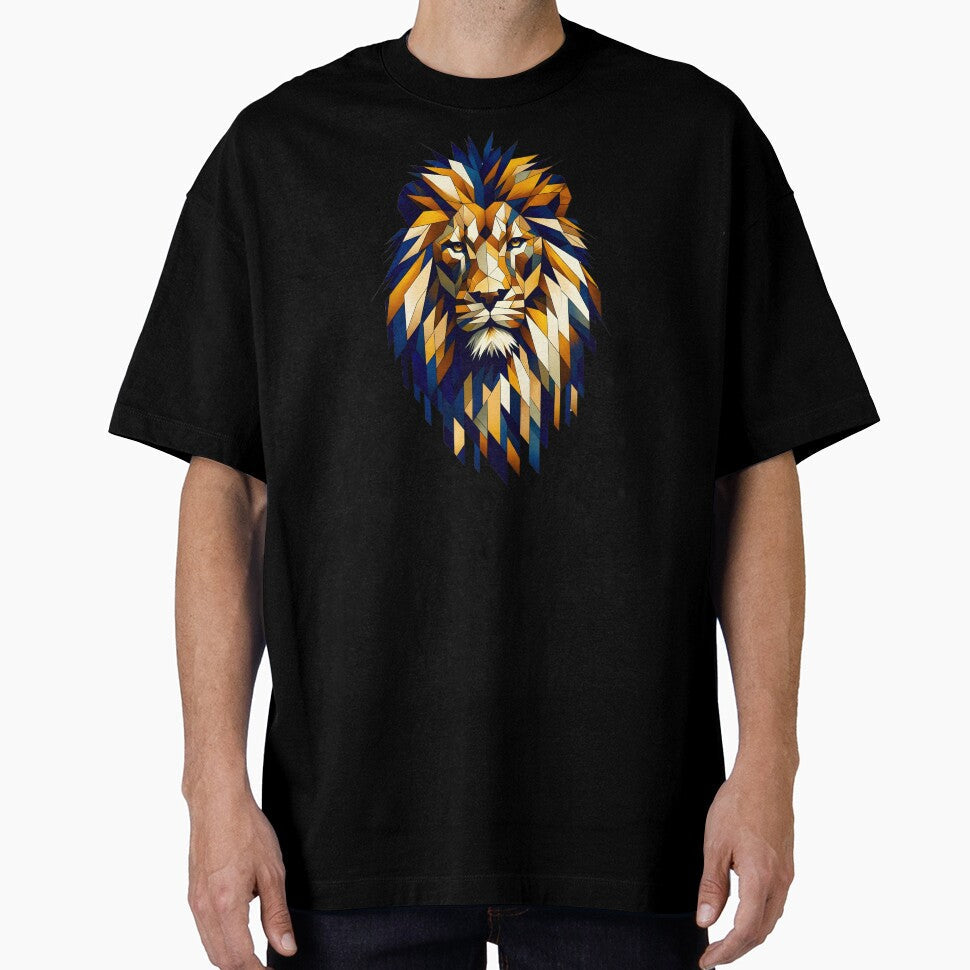 AN ARTISTIC GEOMETRIC LION by infinitearte