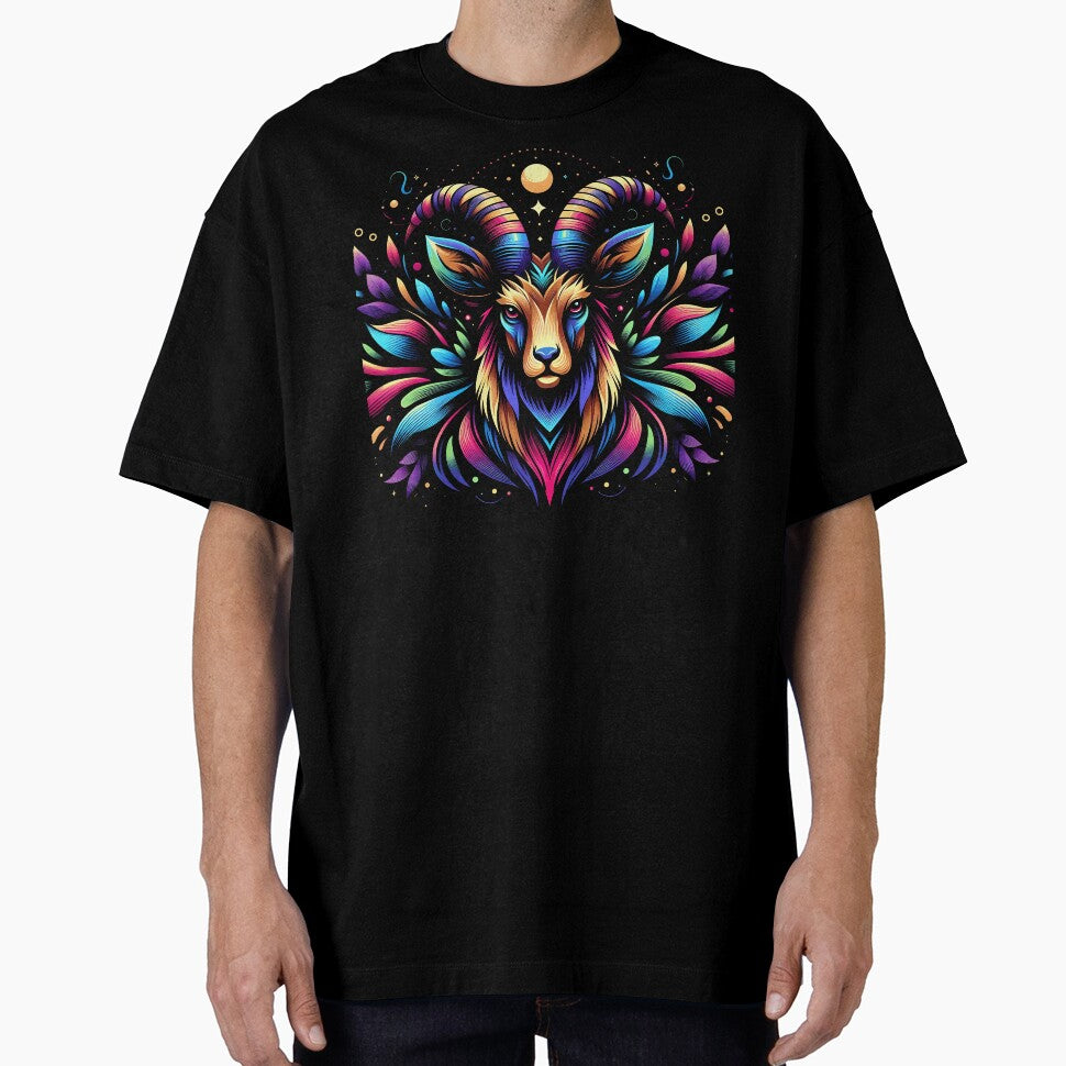 Vibrant Floral Goat by zoughlal