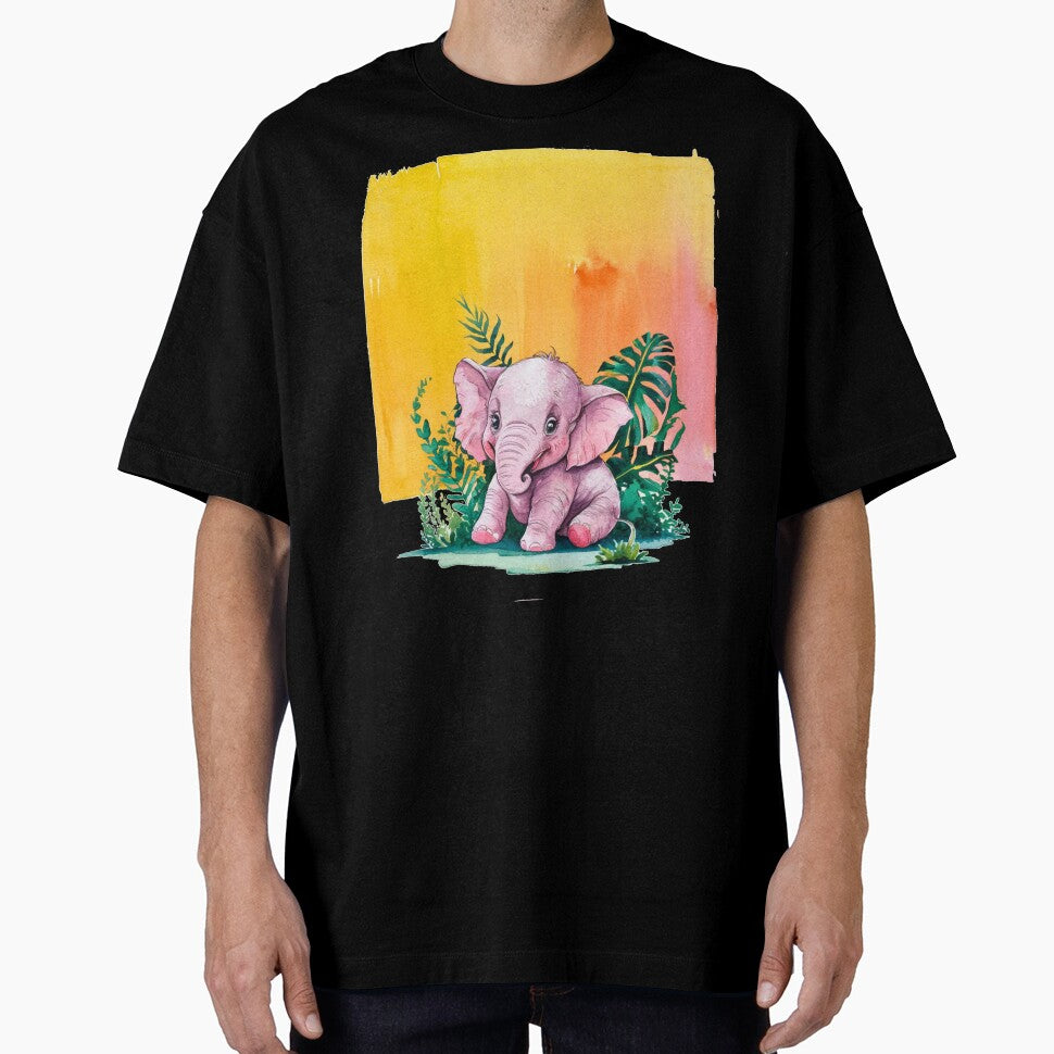Cute Elephant. Little elephant, colorful elephant, elephant drawing by ElephantVibes