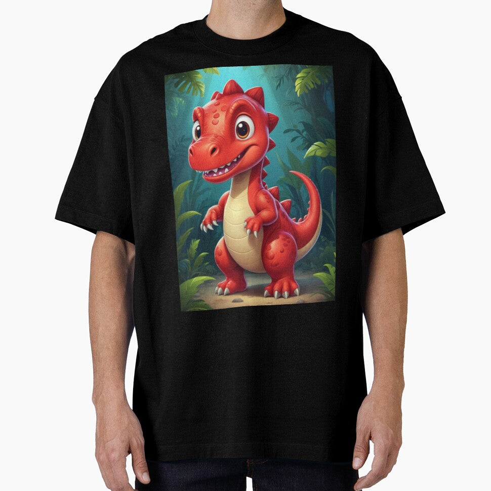 cute red dinosaur by KIDS-PRINTS
