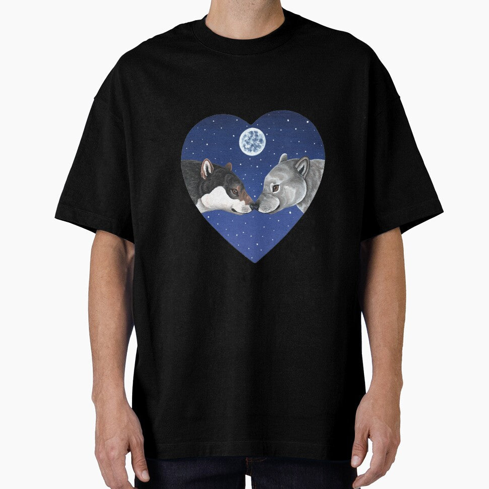 Wolves Under the Moon by WolfySilver