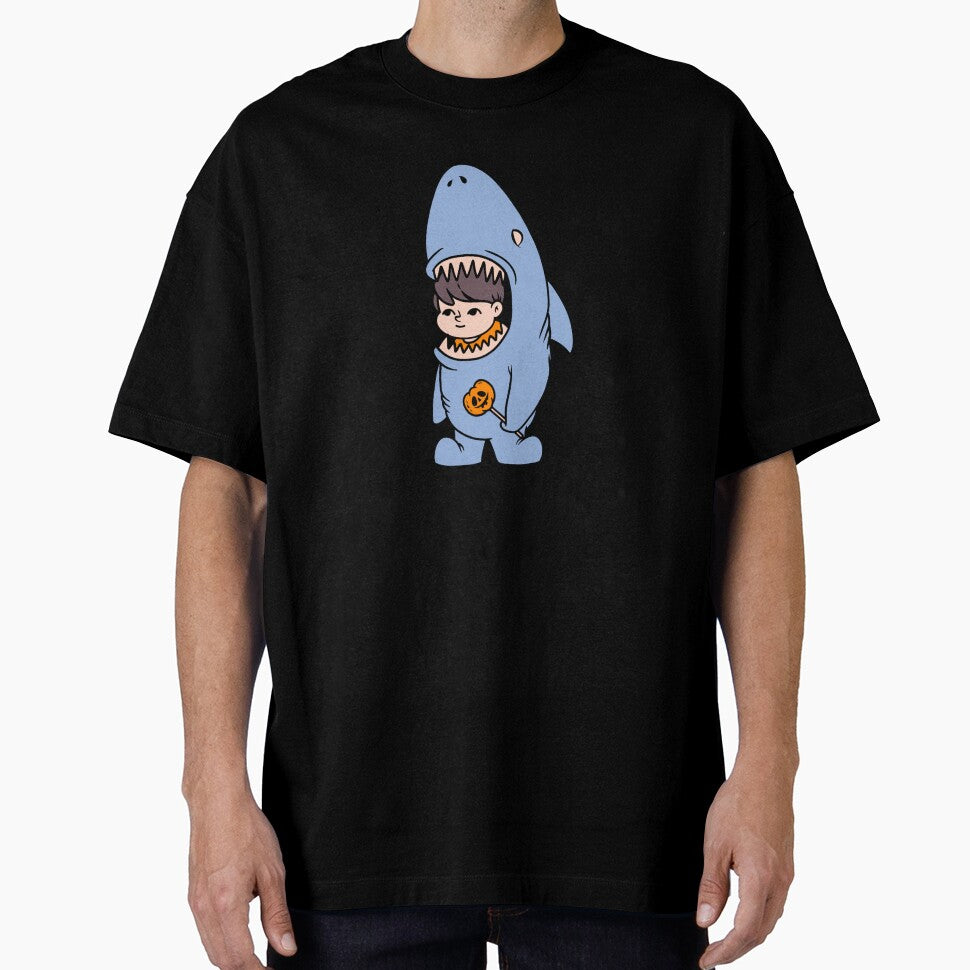 Cute Kid In A Shark Costume by PotluckPrints