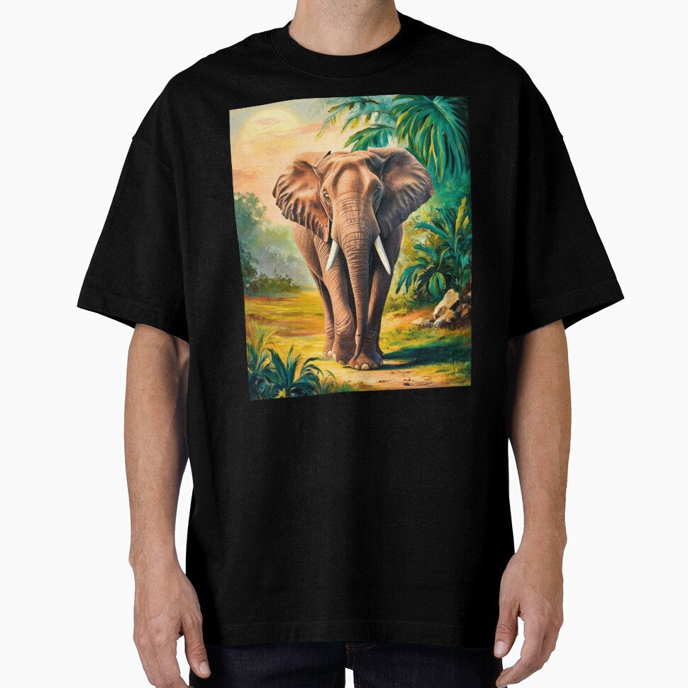 Elephant Portrait. Elephant painting, vibrant elephant, vintage elephant, Camille Pissarro style by ElephantVibes
