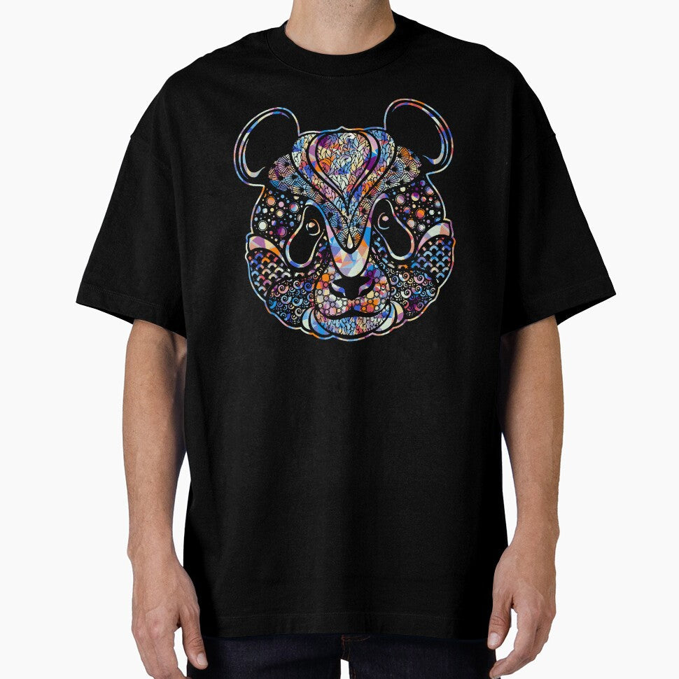 Cool And Awesome Panda Geometric by UnknownArtistt