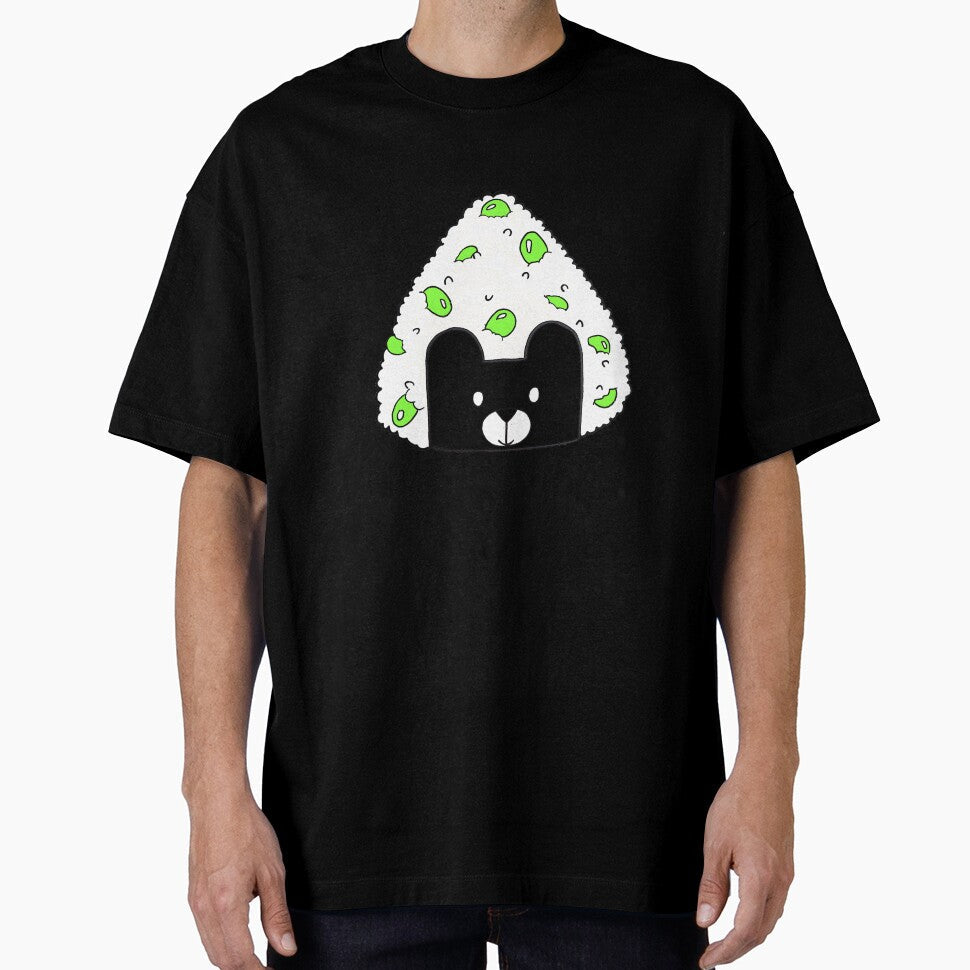 Bear Rice Ball Onigiri with Edamame Beans Design by Okashimai