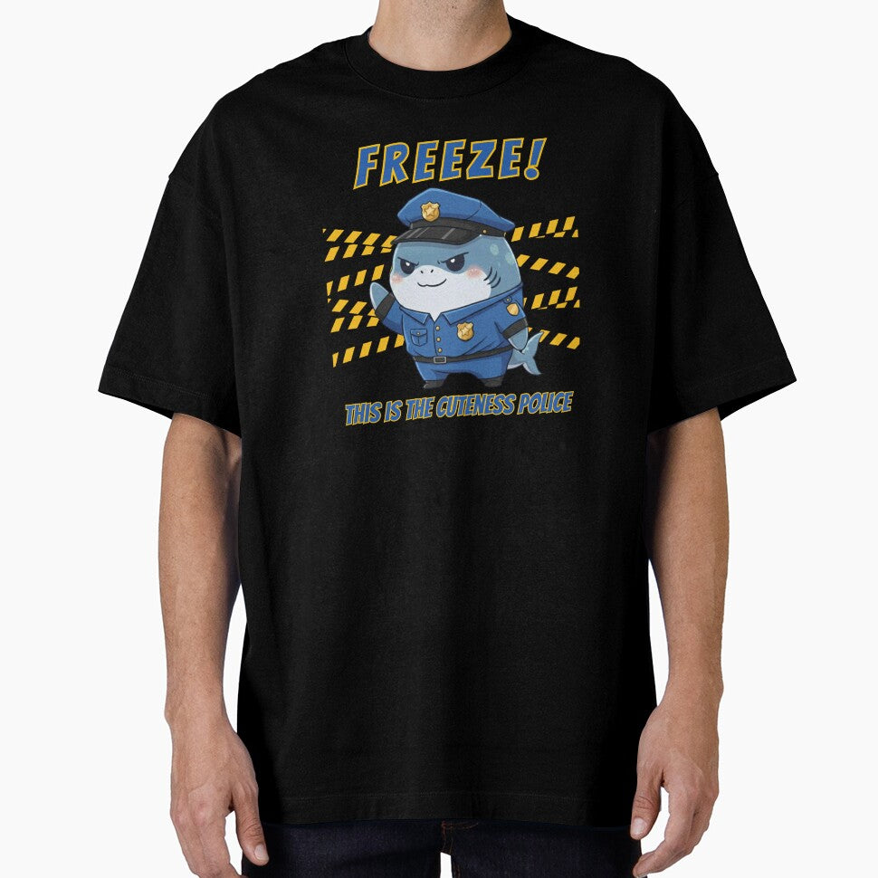 Freeze This Is The Cuteness Police Shark by Nature's Chibis