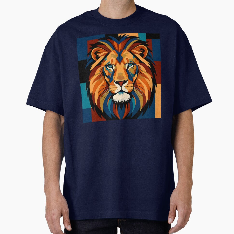 A LION WARM COLORS by infinitearte