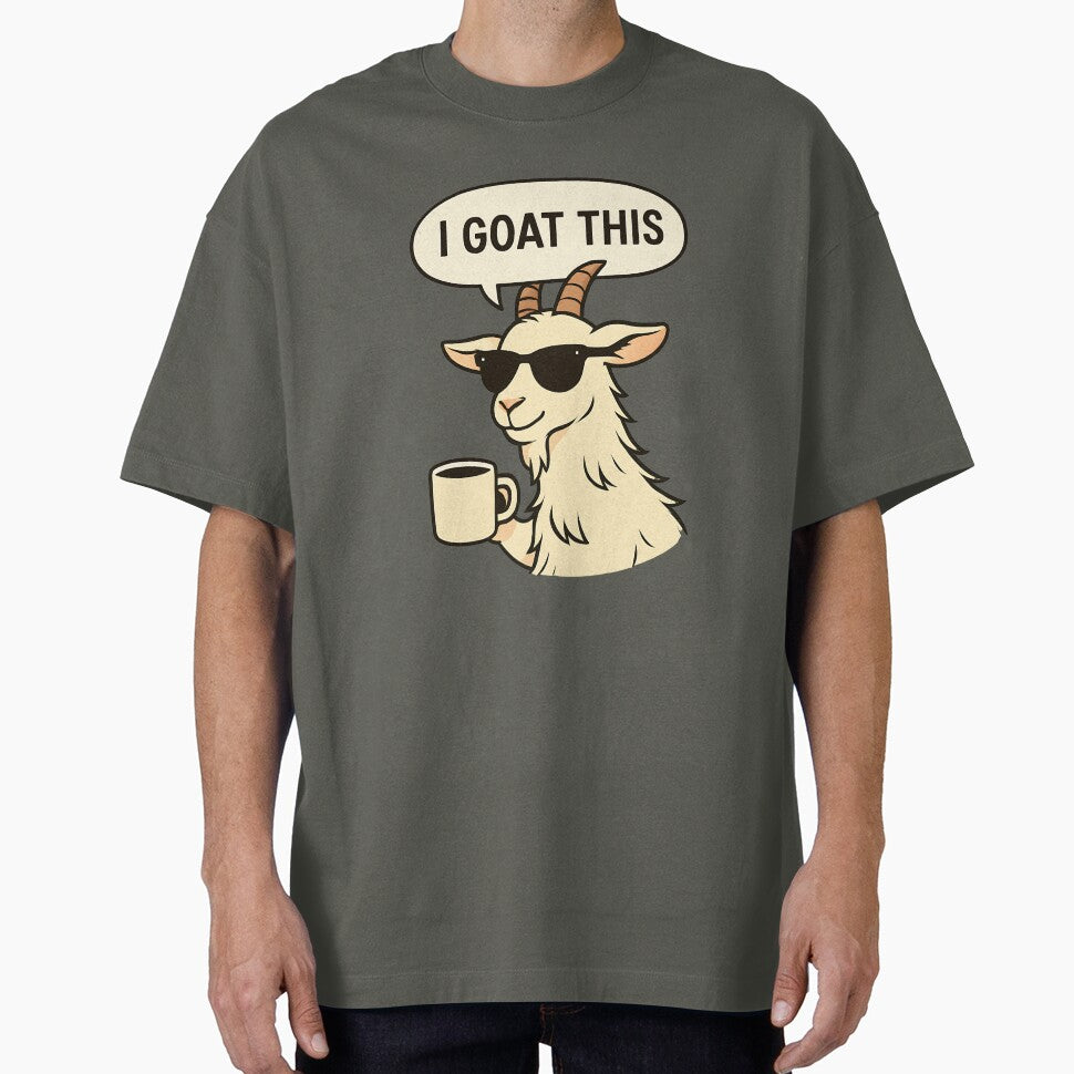 Confident Goat Meme – Goat Lover Humor Design 2 by My Cool Store