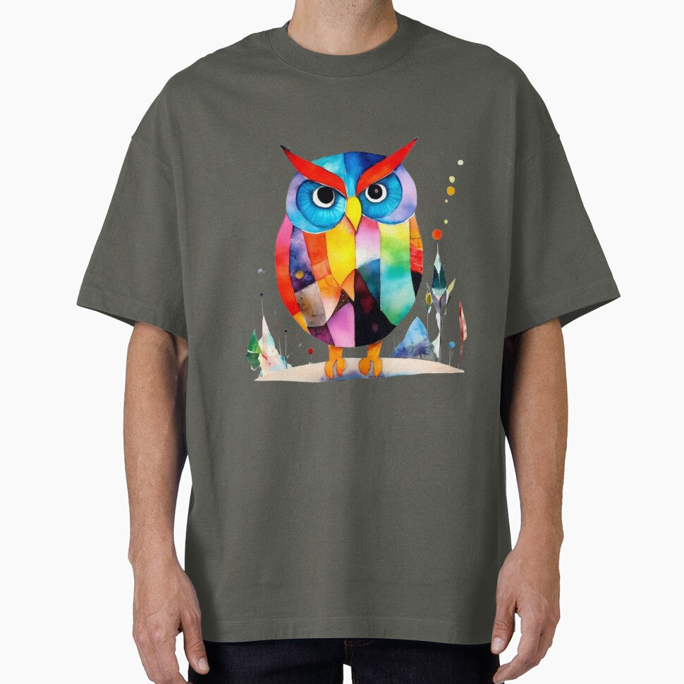 Colorful Bright Owl #1 by kuralesya