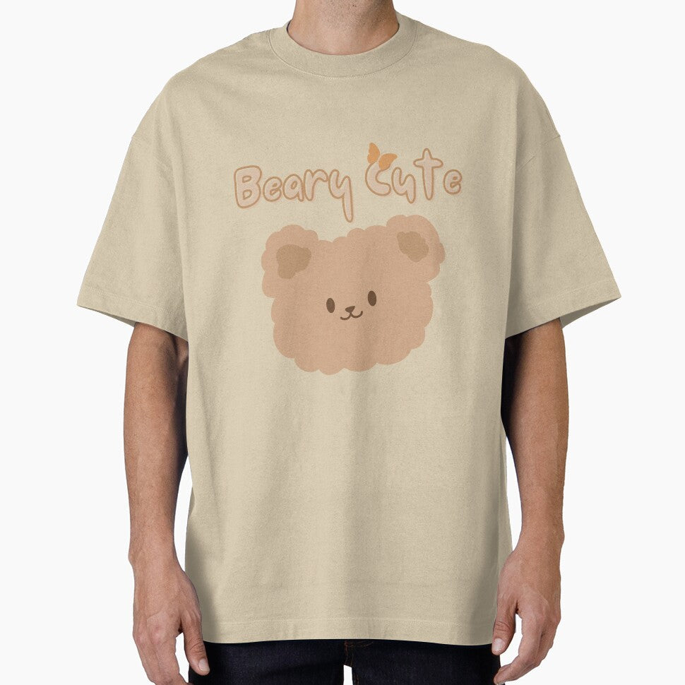 Beary Cute Sticker – Adorable Kawaii Bear Design by Moon's Arts