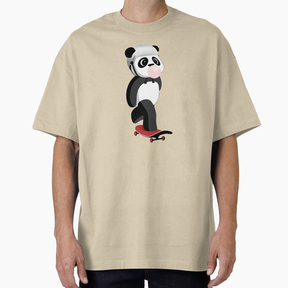 Skateboarding Panda by Monddesign333